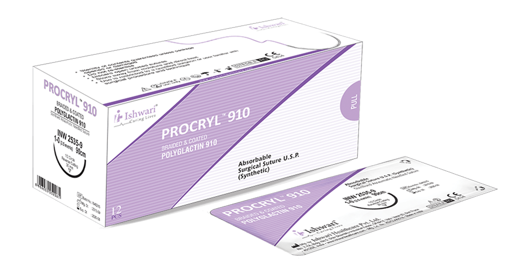 Braided & Coated Polyglactin 910 Suture