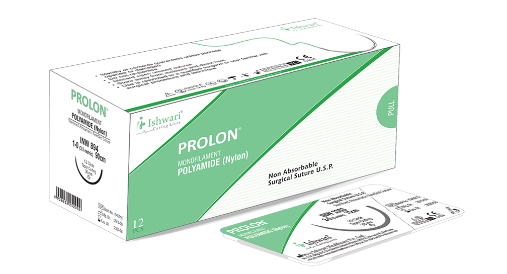Monofilament Polyamide (Nylon) Suture